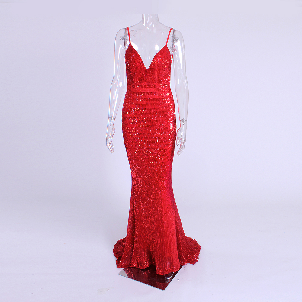 элегантное красное платье в пол киев