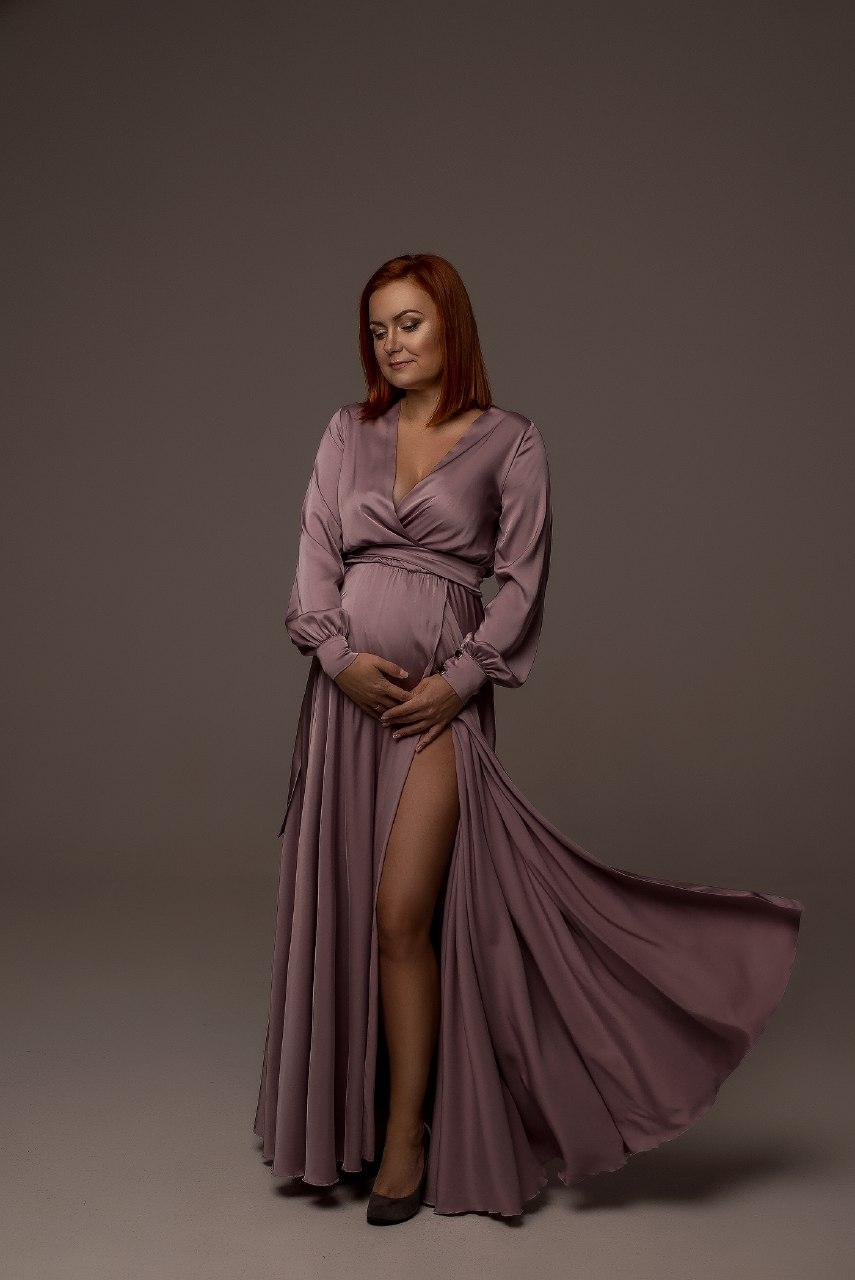 прокат платья с рукавами для беременных на фотосъемку киев
