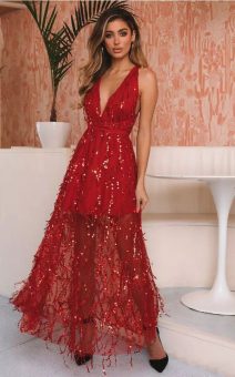 красивое красное платье не дорого киев