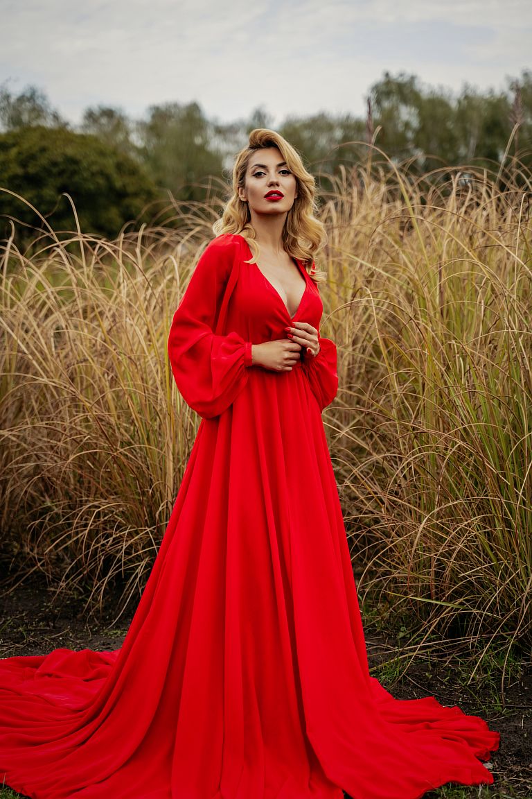 аренда красного платья для фотосессии в киеве