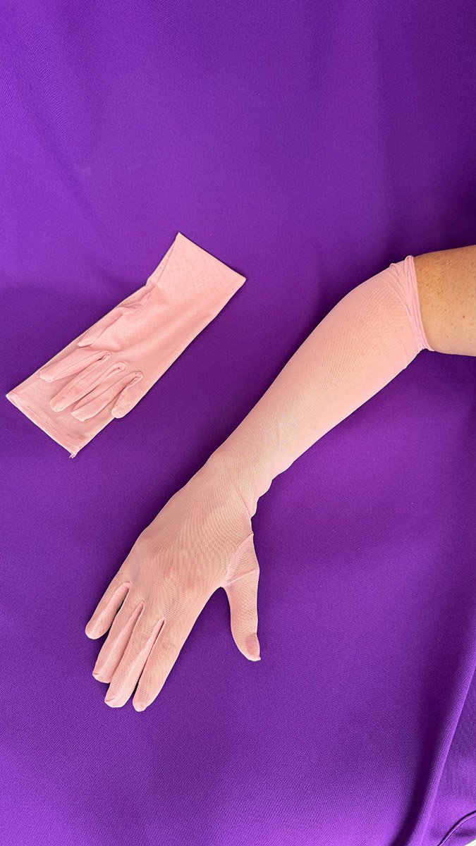 оренда високих рожевих рукавичок для фотосесій та на заходи