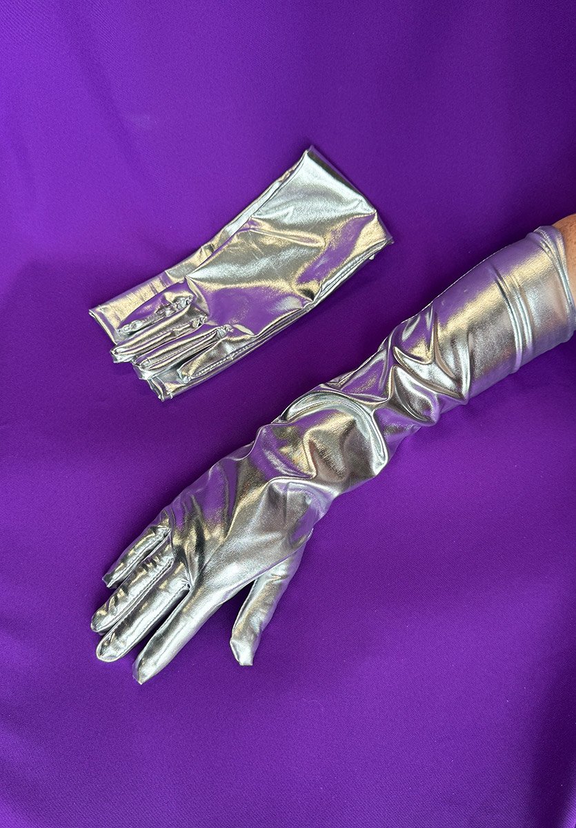 Рукавички срібні