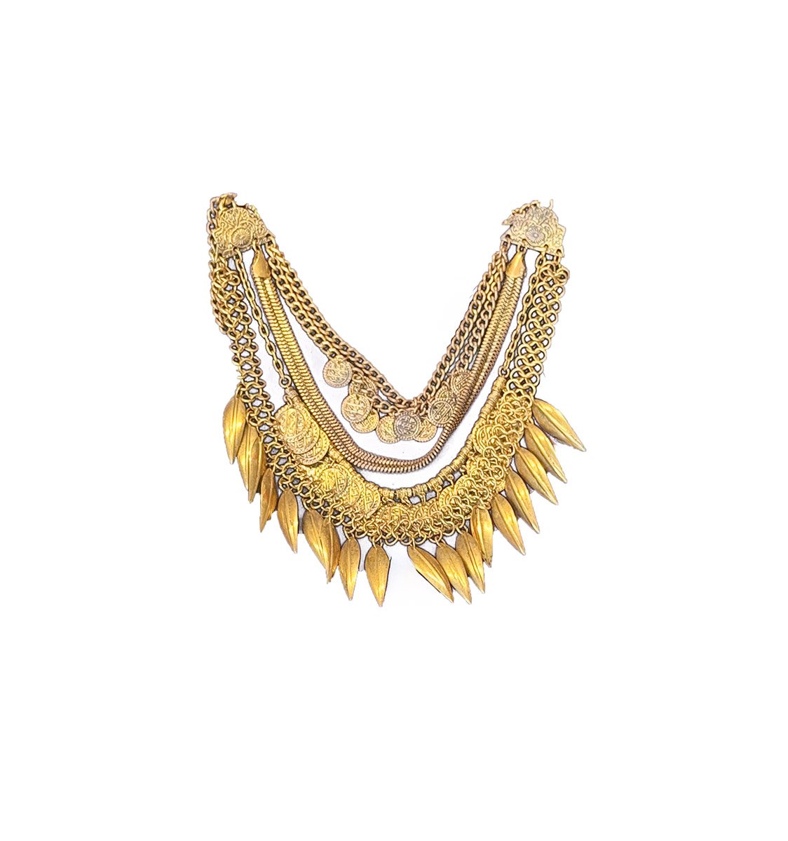 Золоте етно кольє