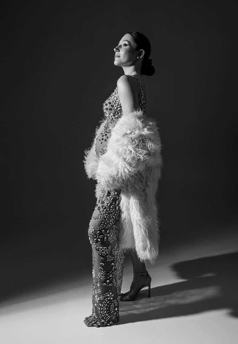 фотосесія вагітності ч/б