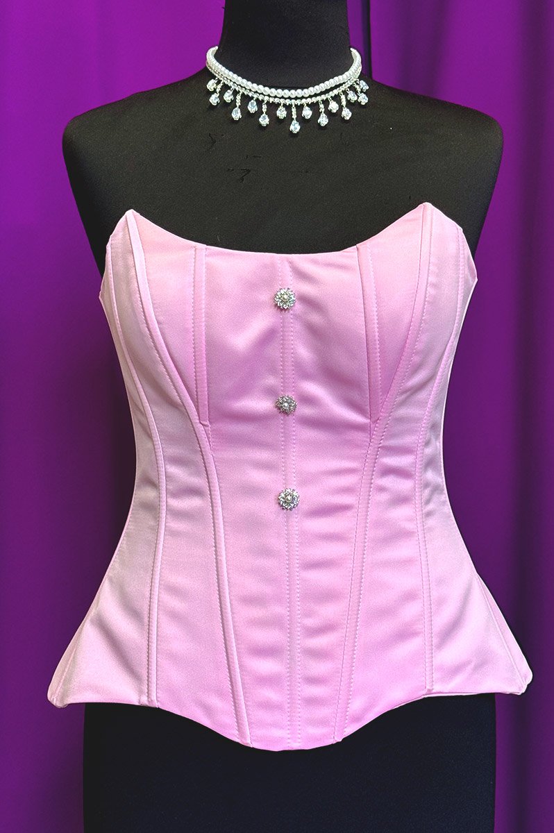 Рожевий корсет в оренду для фотосесій