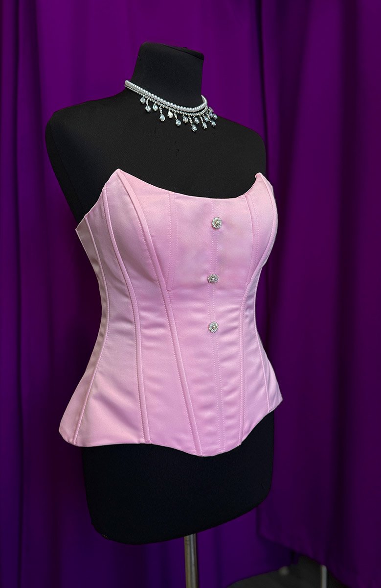 Рожевий корсет в оренду для фотосесій