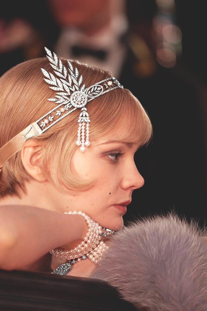 Прикраса у волосся в стилі Гетсбі
