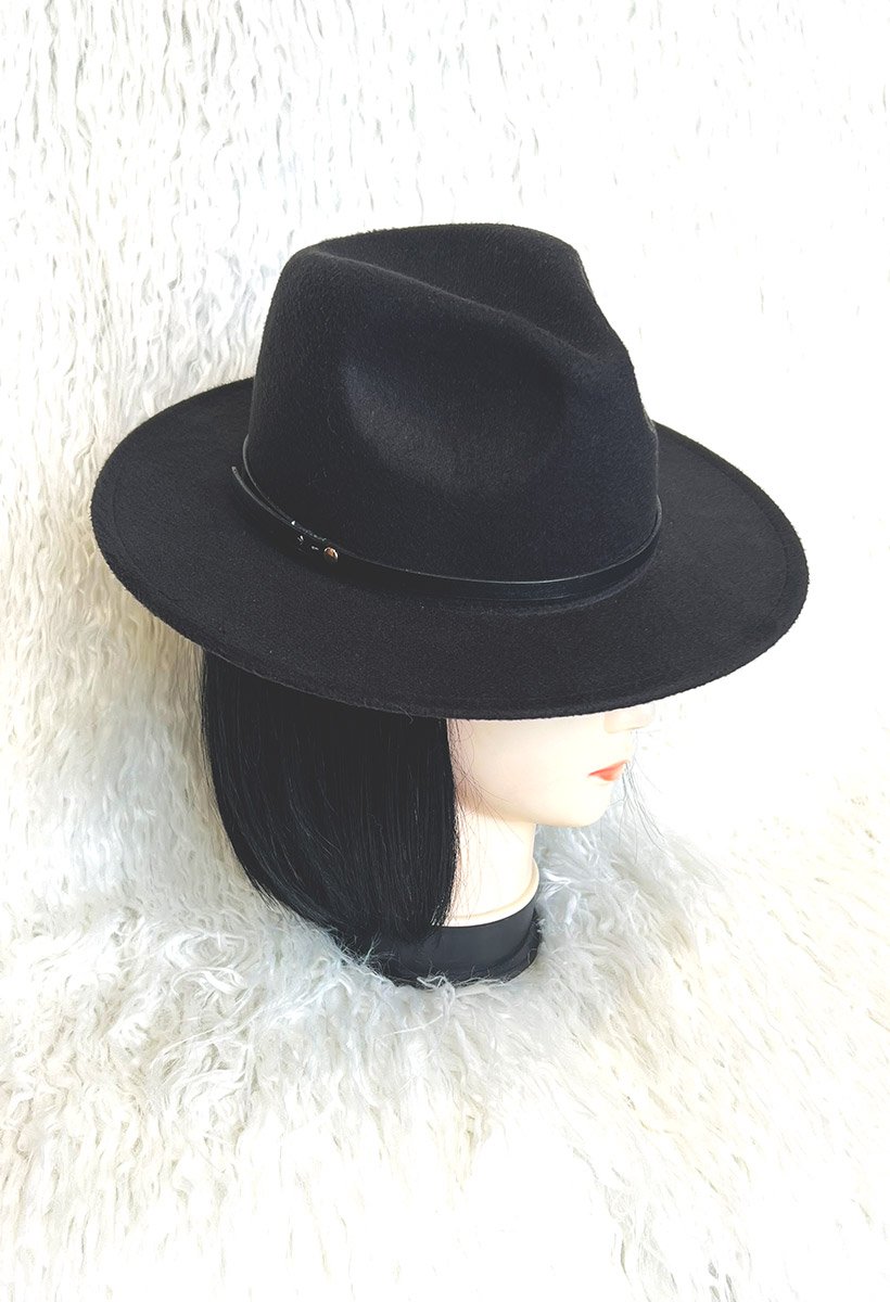 капелюх чорний фетровий напрокат