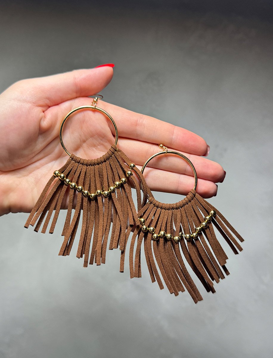 Сережки в стилі вестерн