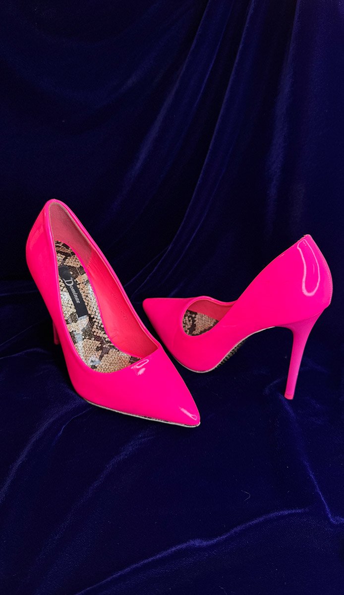 Туфлі рожеві лакові