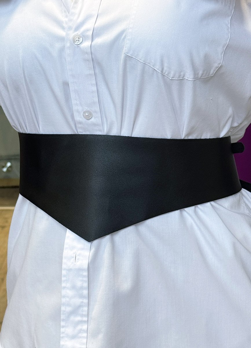 пояс широкий шкіряний