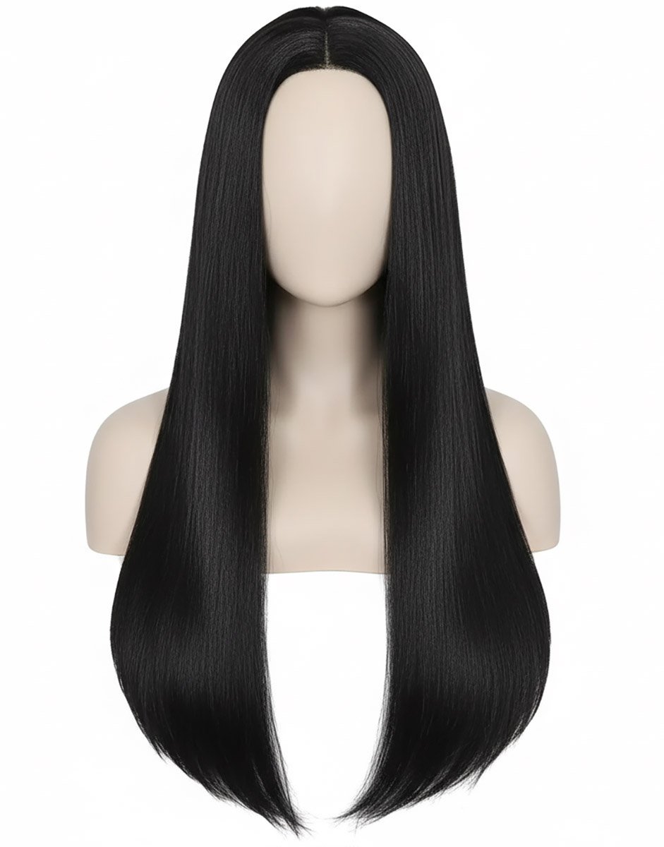 Перука чорна довга