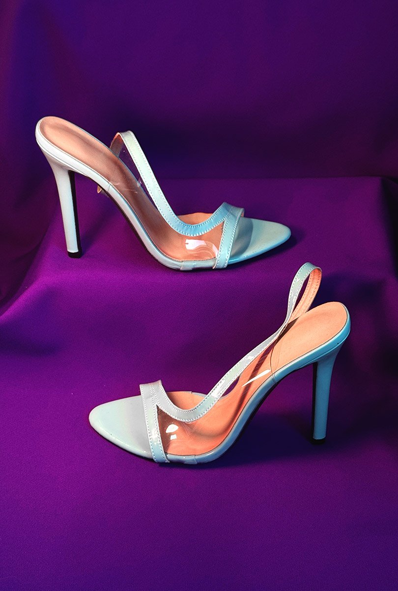 босоніжки блакитні