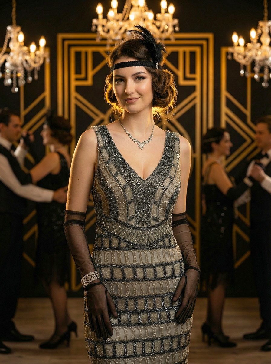 Сукня на вечірку в стилі Великий Гетсбі